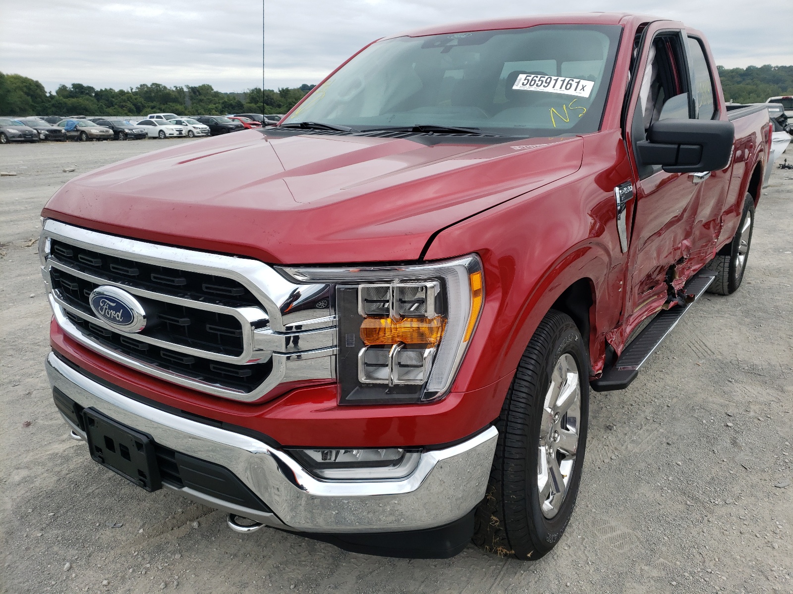 Photo 2 from auction – 2021 FORD F150 SUPER with VIN 1FTFX1E51MKD65507