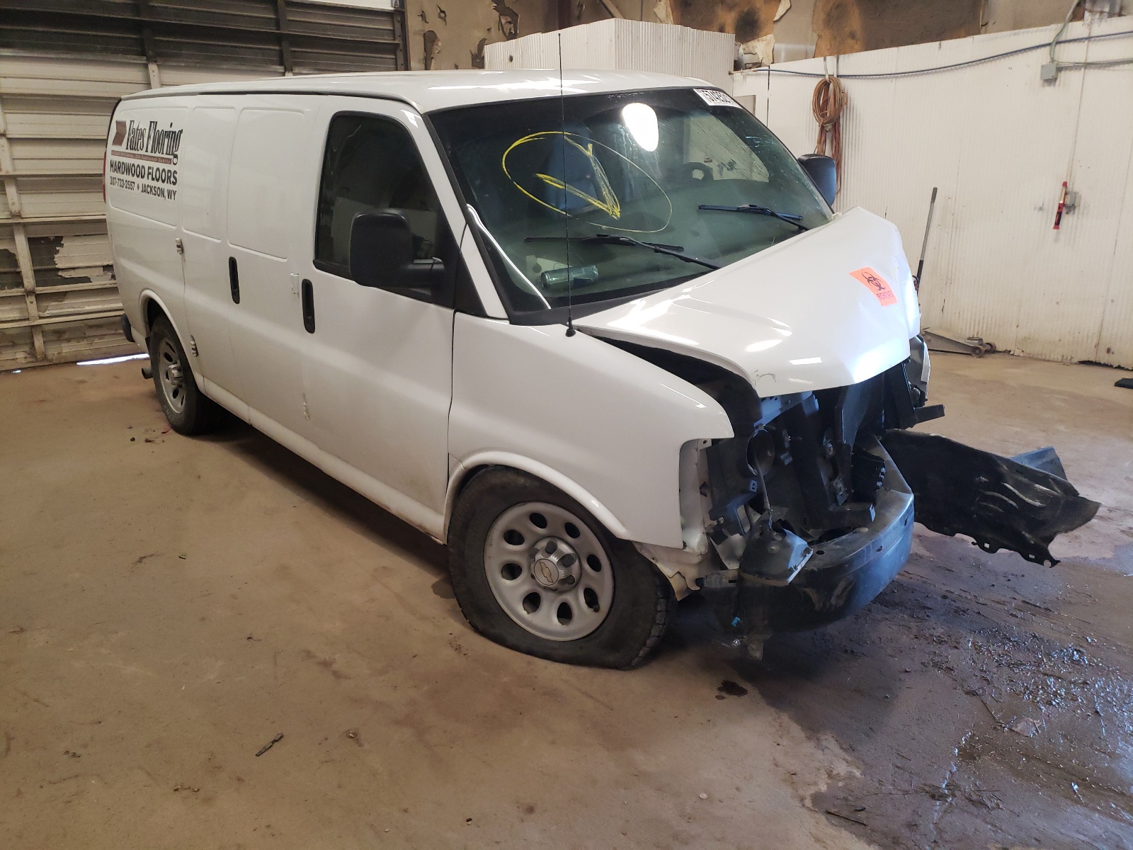 CHEVROLET EXPRESS G1 2013 with VIN 1GCSHAF48D1150388 - Photo from auction