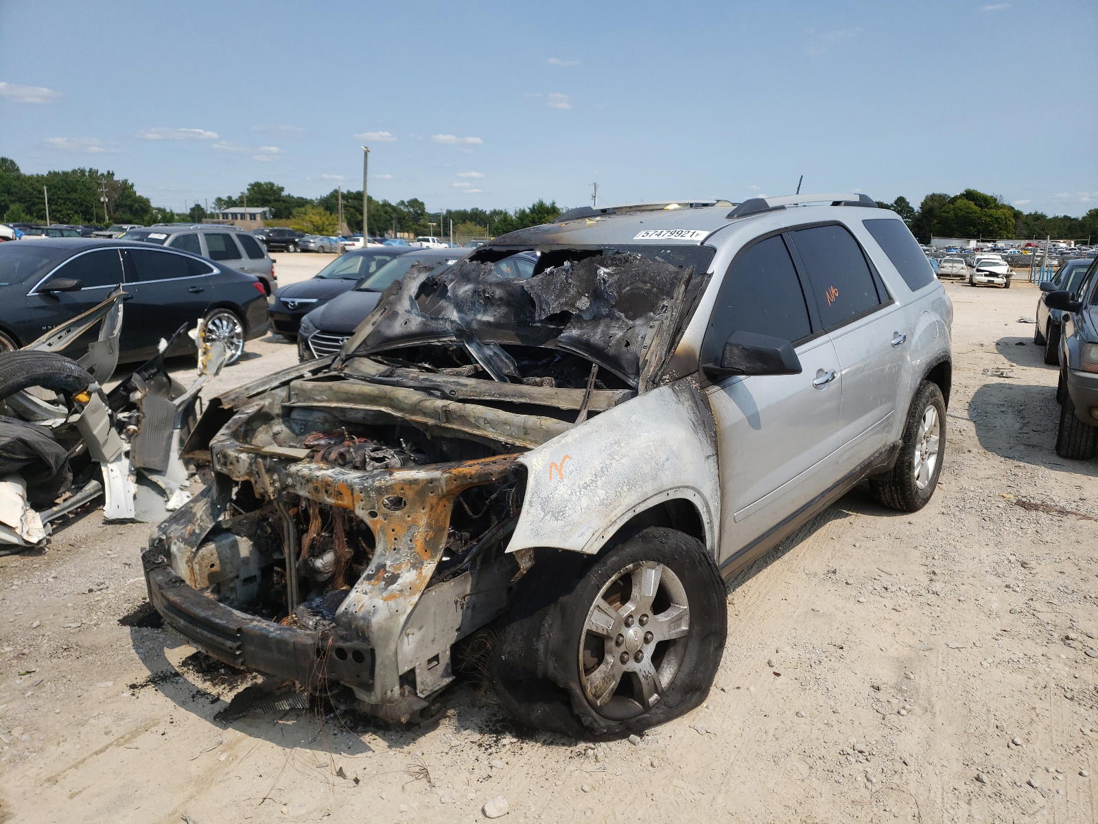 Photo 2 from auction – 2010 GMC ACADIA SLE with VIN 1GKLRLED3AJ161734