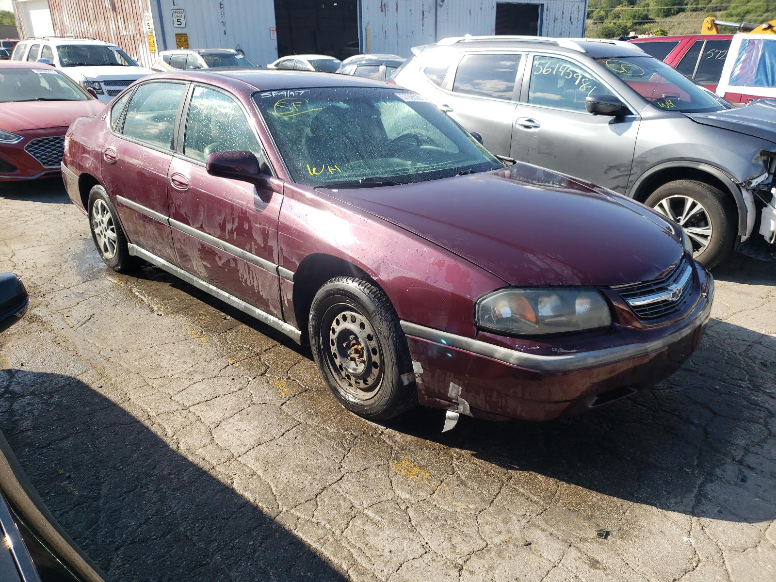CHEVROLET IMPALA 2003 with VIN 2G1WF52E239142013 - Photo from auction