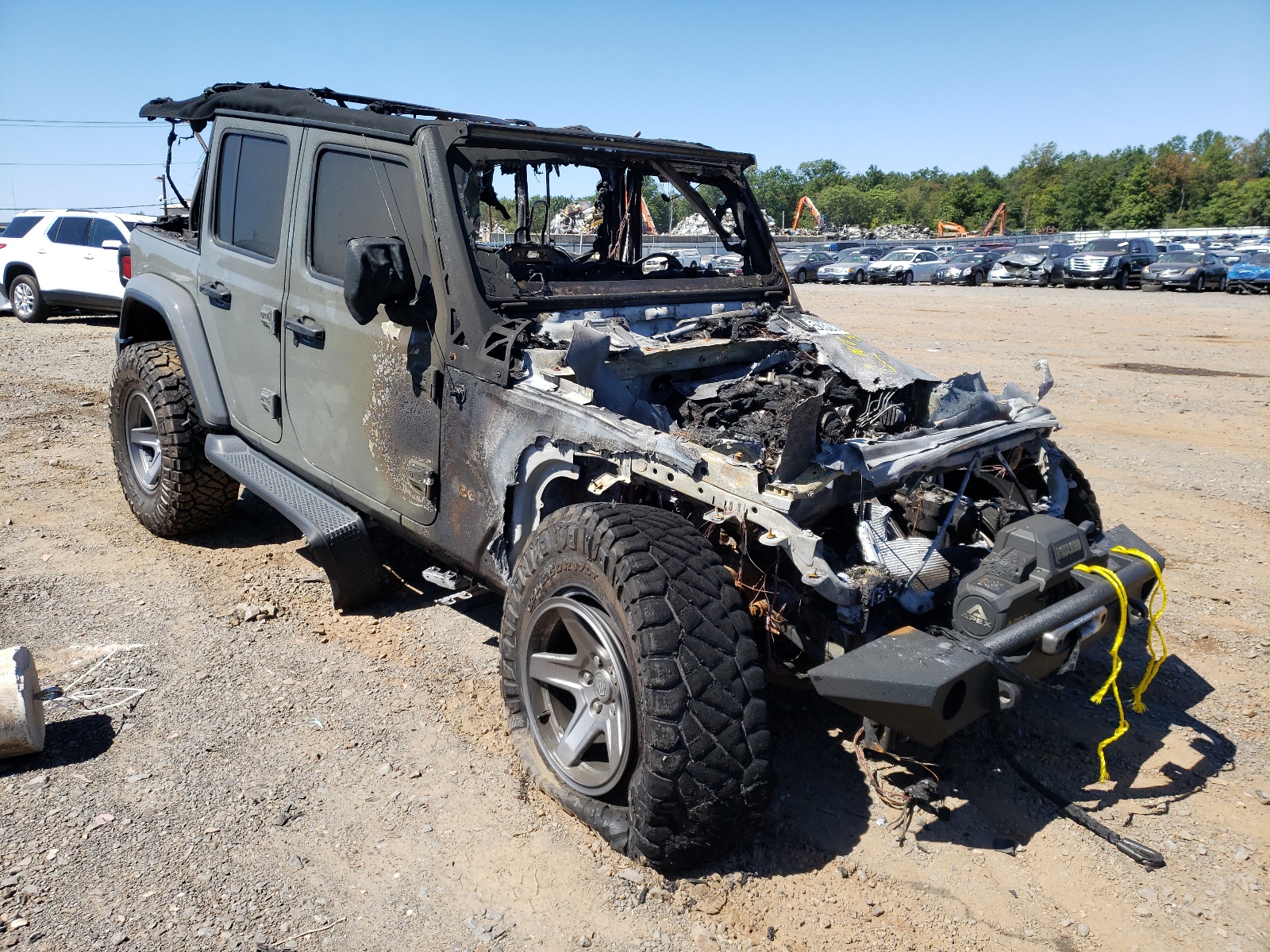 JEEP WRANGLER U 2018 with VIN 1C4HJXEN2JW251145 - Photo from auction