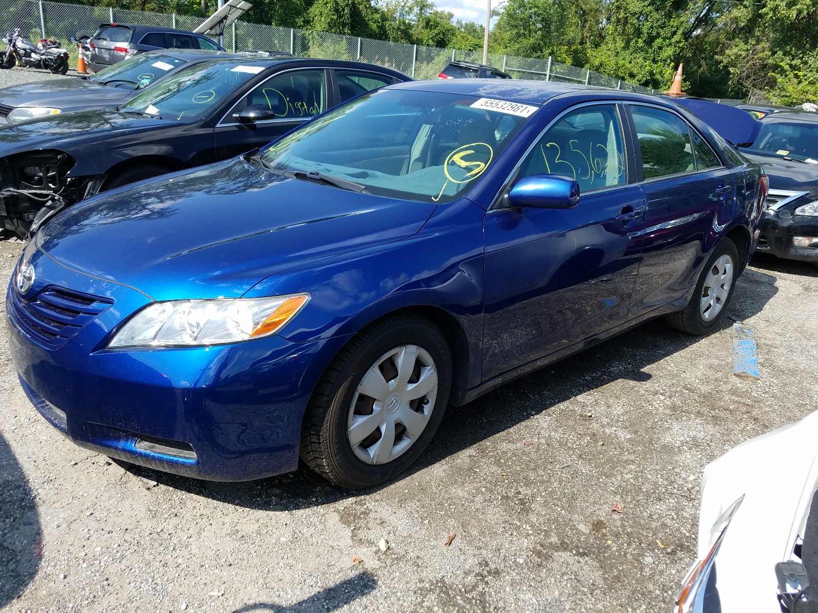 Photo 2 from auction – 2007 TOYOTA CAMRY CE with VIN 4T1BE46KX7U018112