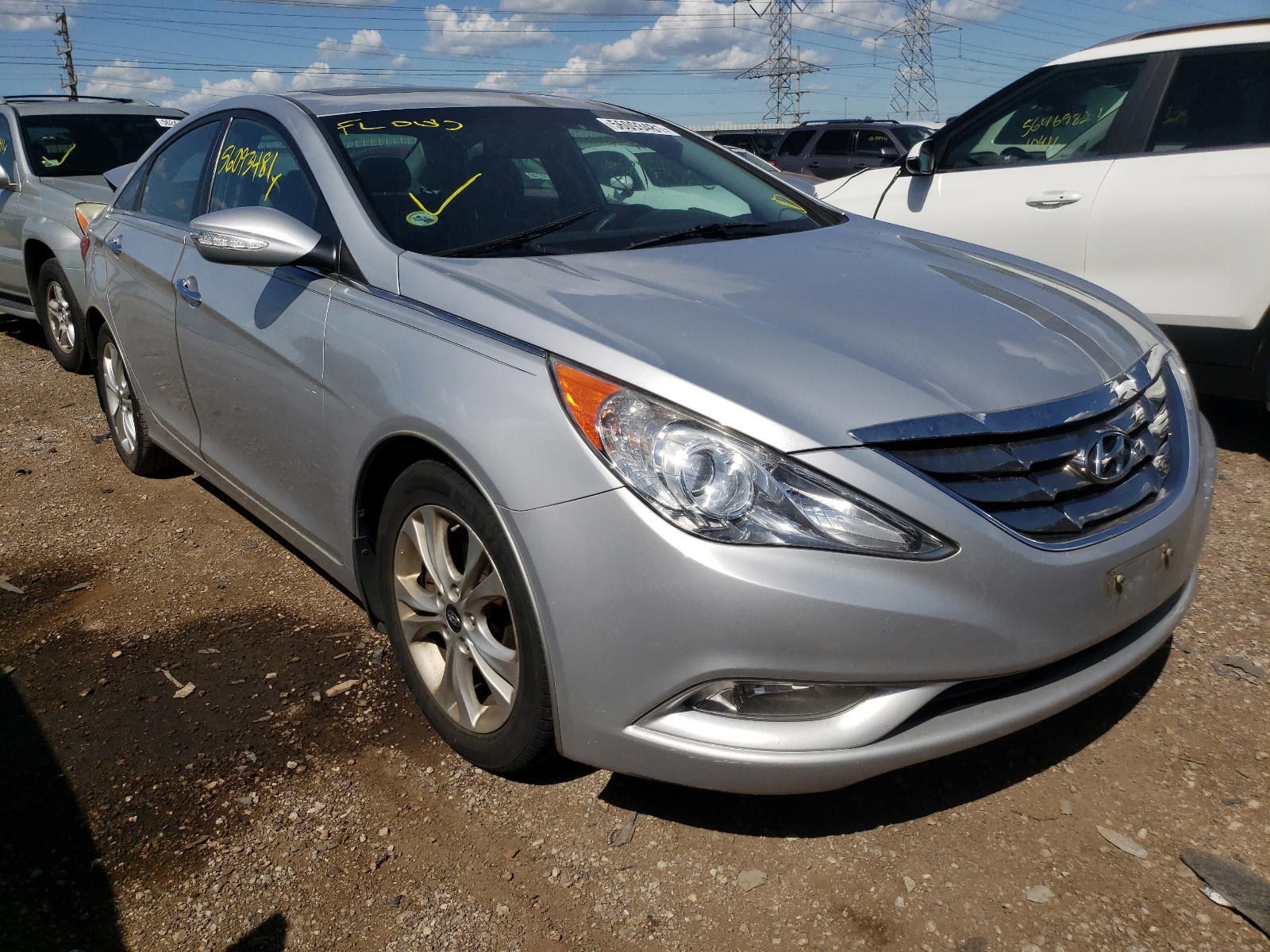 HYUNDAI SONATA SE 2011 with VIN 5NPEC4AC3BH189178 - Photo from auction