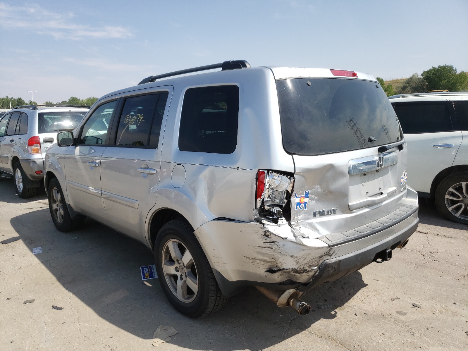 Photo 3 from auction – 2010 HONDA PILOT EXL with VIN 5FNYF4H59AB035826