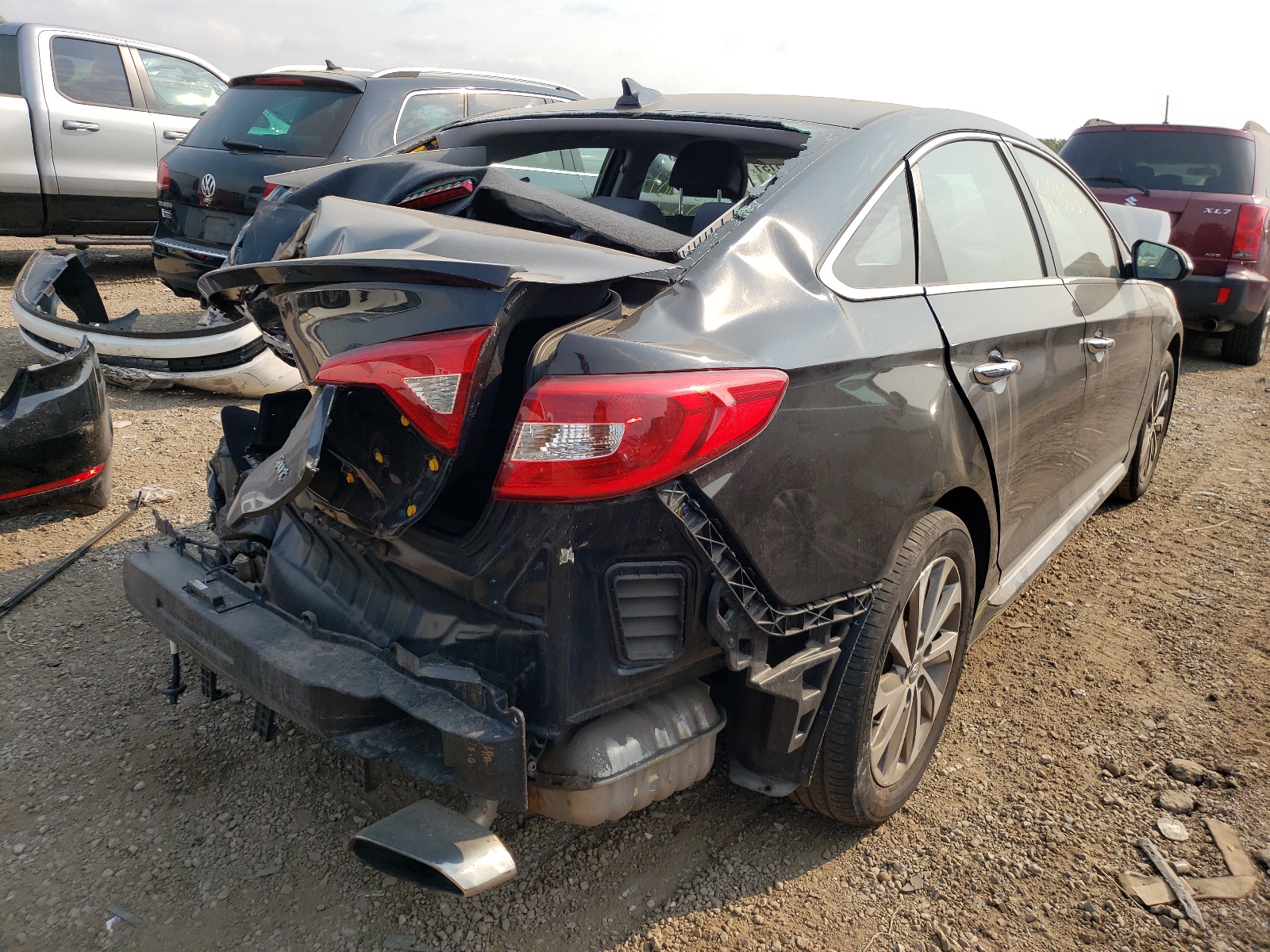 Photo 4 from auction – 2017 HYUNDAI SONATA SPO with VIN 5NPE34AF8HH510635