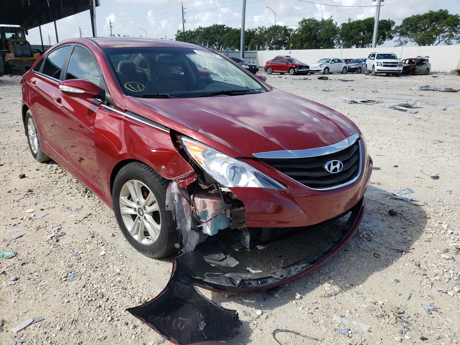 Photo 1 from auction – 2014 HYUNDAI SONATA GLS with VIN 5NPEB4AC3EH886762