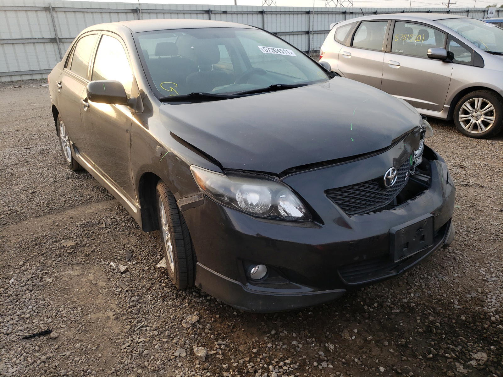 TOYOTA COROLLA BA 2010 with VIN 2T1BU4EEXAC472013 - Photo from auction