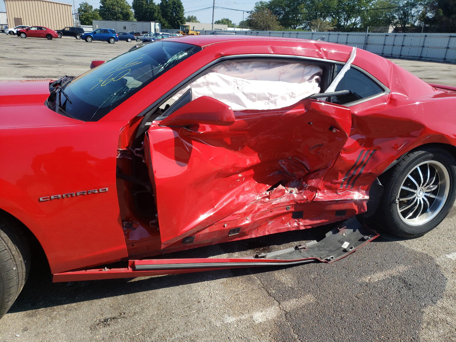 Photo 9 from auction – 2012 CHEVROLET CAMARO LS with VIN 2G1FE1E35C9207054