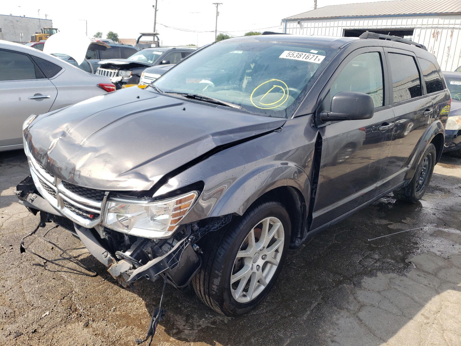 Photo 2 from auction – 2018 DODGE JOURNEY SE with VIN 3C4PDCAB3JT208947