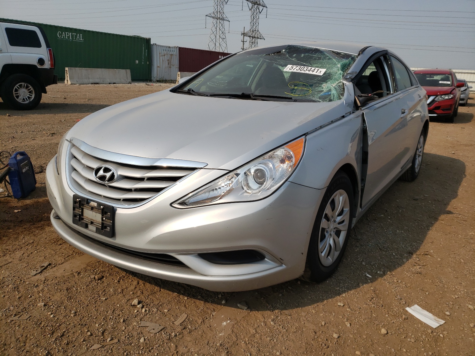 Photo 2 from auction – 2013 HYUNDAI SONATA GLS with VIN 5NPEB4AC0DH528839