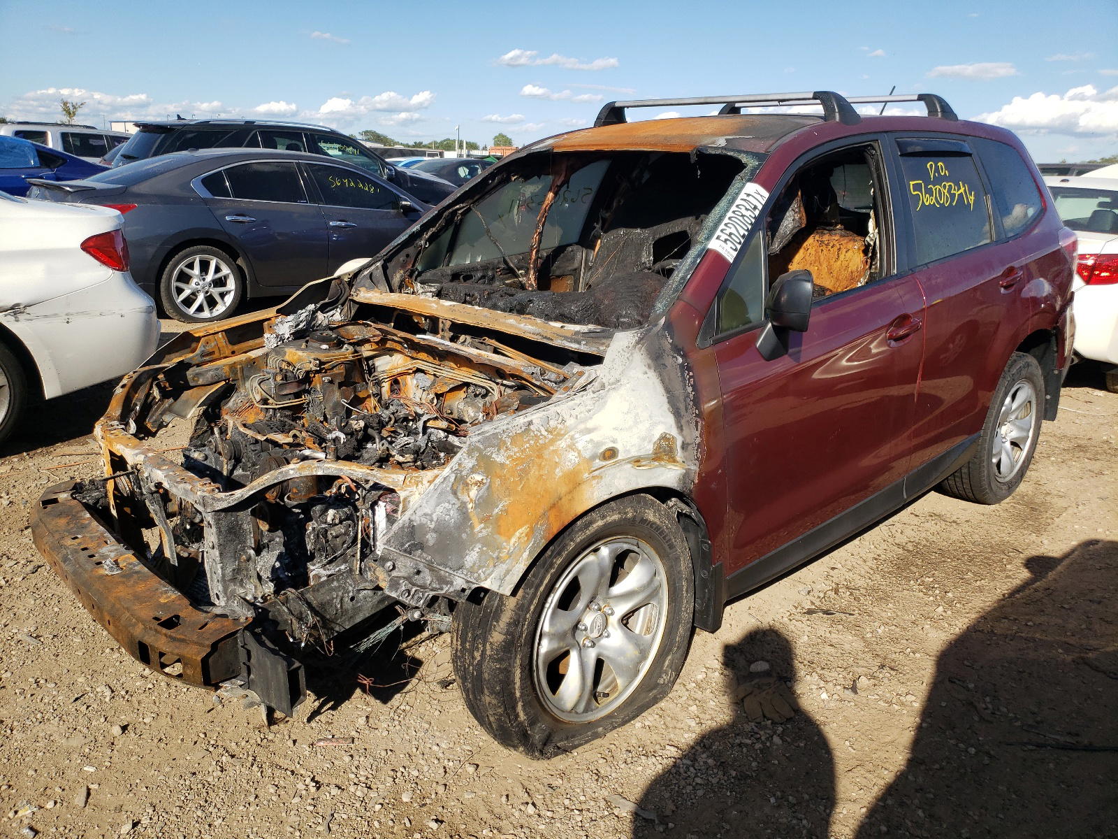Photo 2 from auction – 2014 SUBARU FORESTER 2 with VIN JF2SJAAC6EH442098