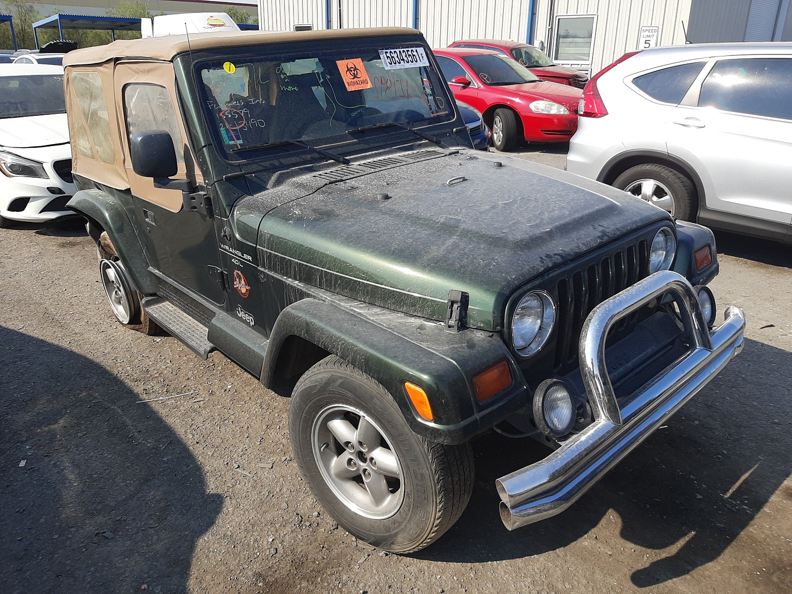 Photo 1 from auction – 1997 JEEP WRANGLER / with VIN 1J4FY49S7VP501202