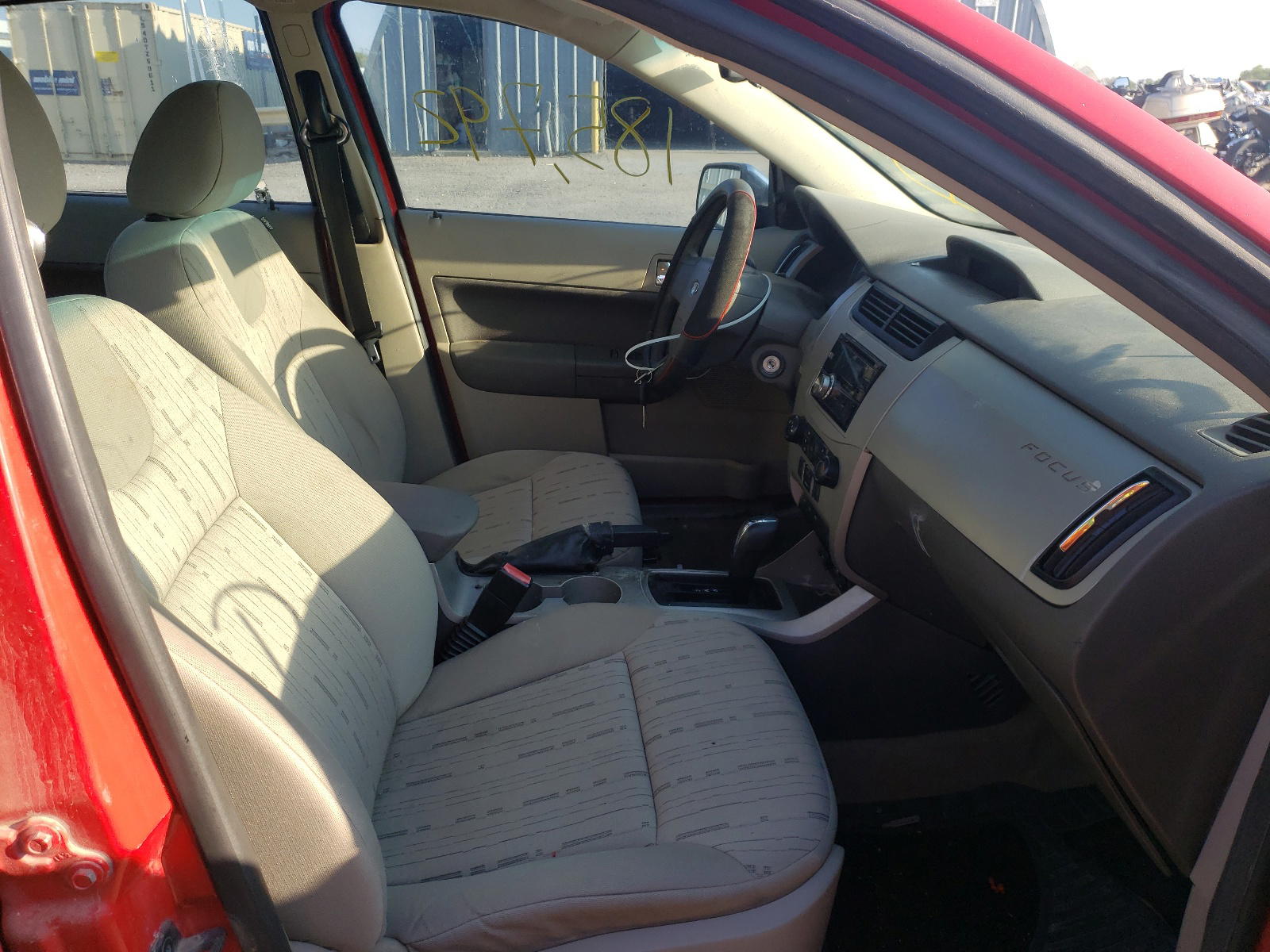 Photo 5 from auction – 2008 FORD FOCUS SE with VIN 1FAHP35N88W217038