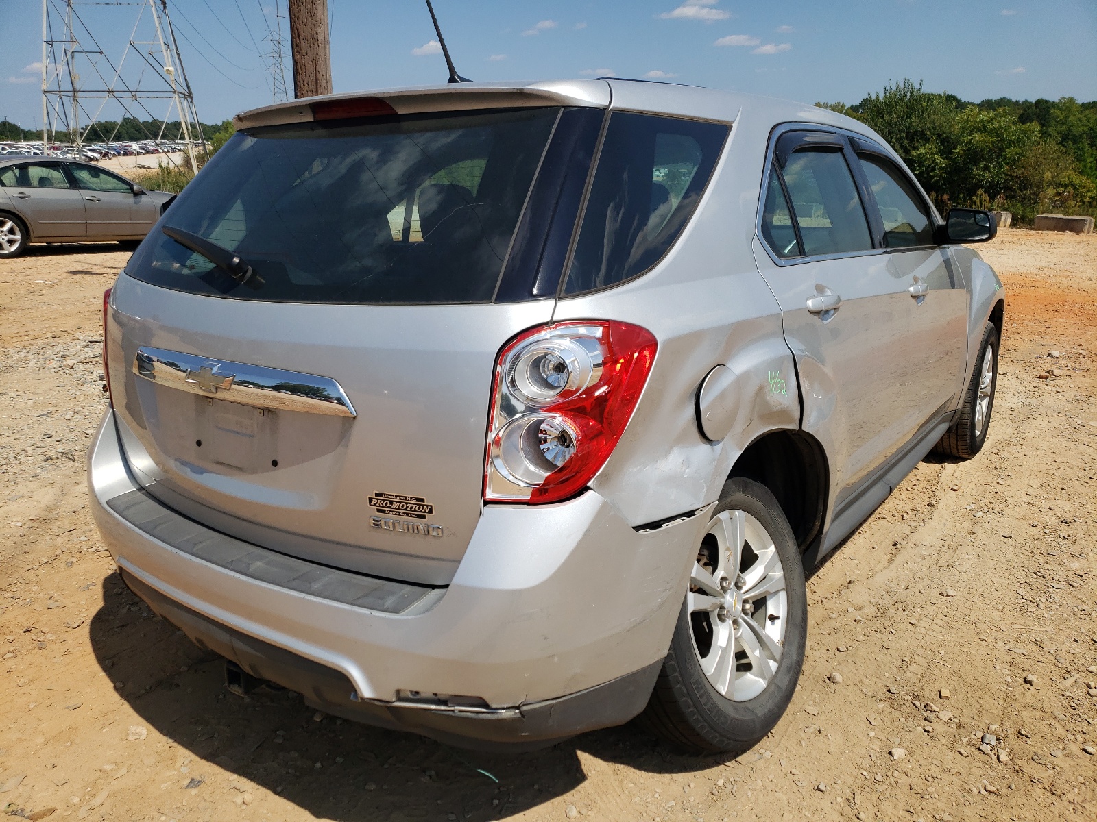 Photo 4 from auction – 2013 CHEVROLET EQUINOX LS with VIN 2GNALBEK0D1180289