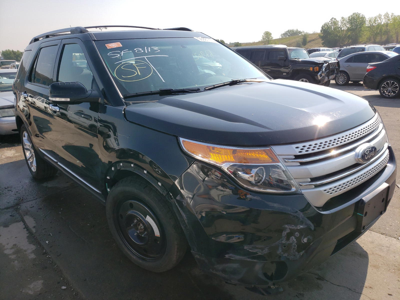 FORD EXPLORER X 2015 with VIN 1FM5K8D84FGC38749 - Photo from auction