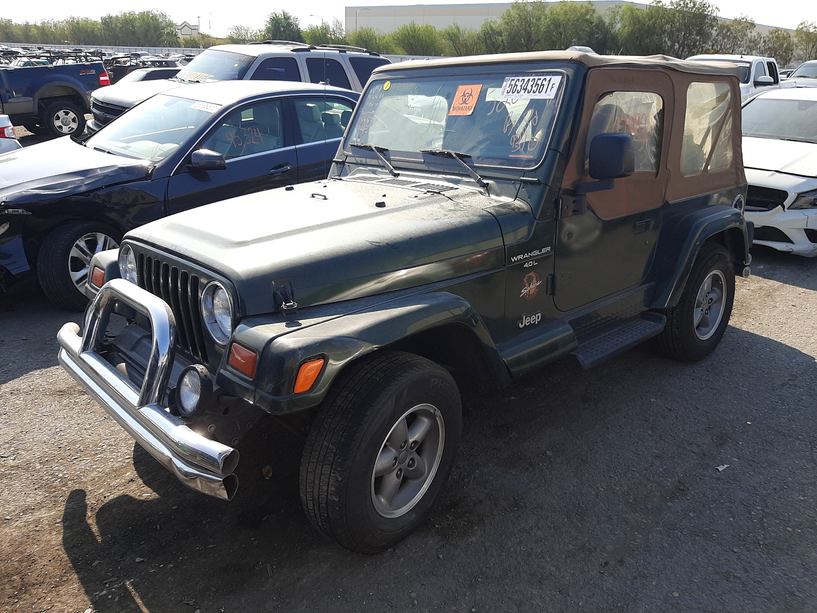 Photo 2 from auction – 1997 JEEP WRANGLER / with VIN 1J4FY49S7VP501202