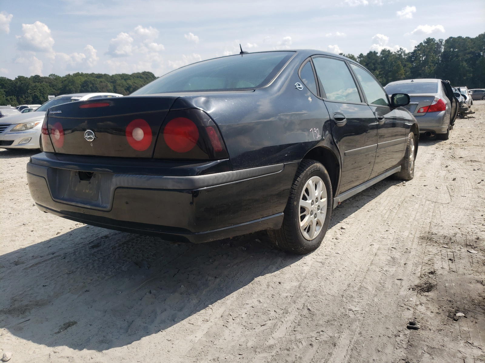 Photo 4 from auction – 2005 CHEVROLET IMPALA with VIN 2G1WF52E759145153