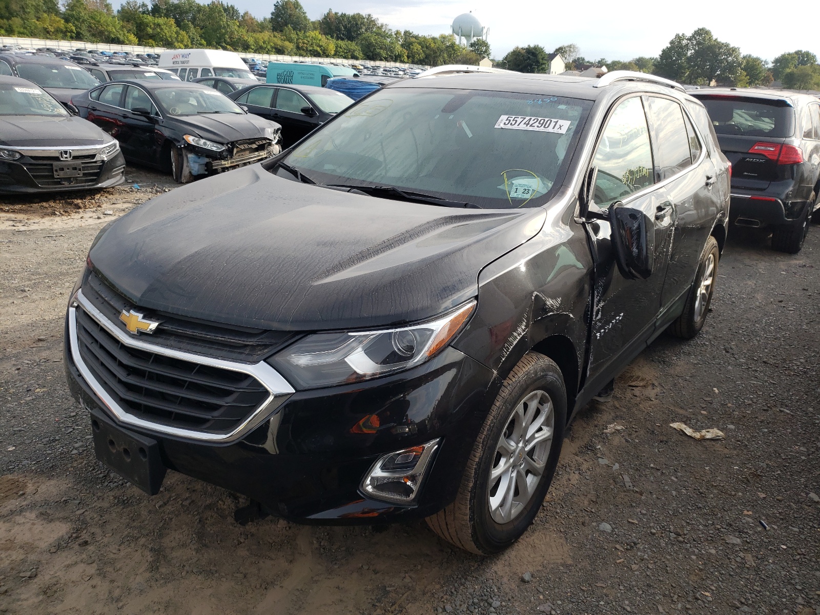 Photo 2 from auction – 2018 CHEVROLET EQUINOX LT with VIN 2GNAXSEV2J6248850