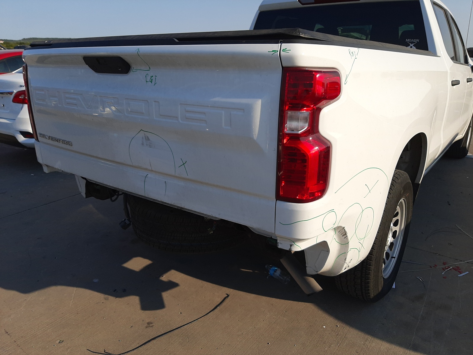 Photo 9 from auction – 2019 CHEVROLET SILVERADO with VIN 1GCPWAEF2KZ428666