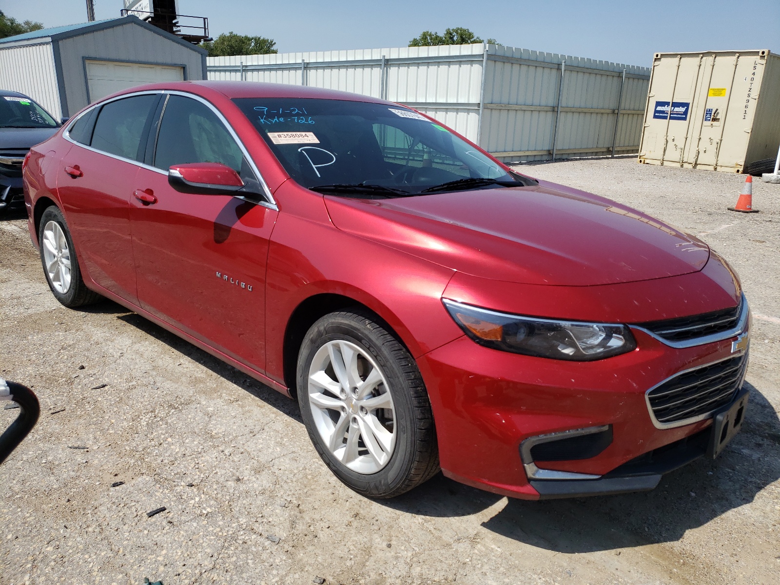 Photo 1 from auction – 2016 CHEVROLET MALIBU LT with VIN 1G1ZE5ST7GF308134