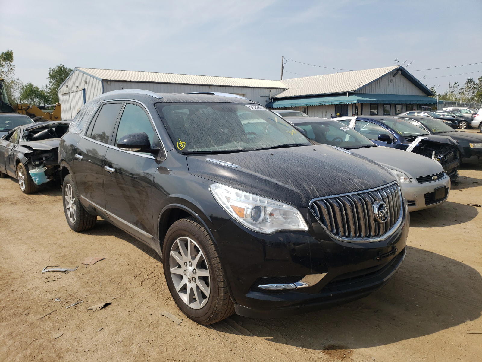BUICK ENCLAVE 2017 with VIN 5GAKRAKD4HJ324175 - Photo from auction