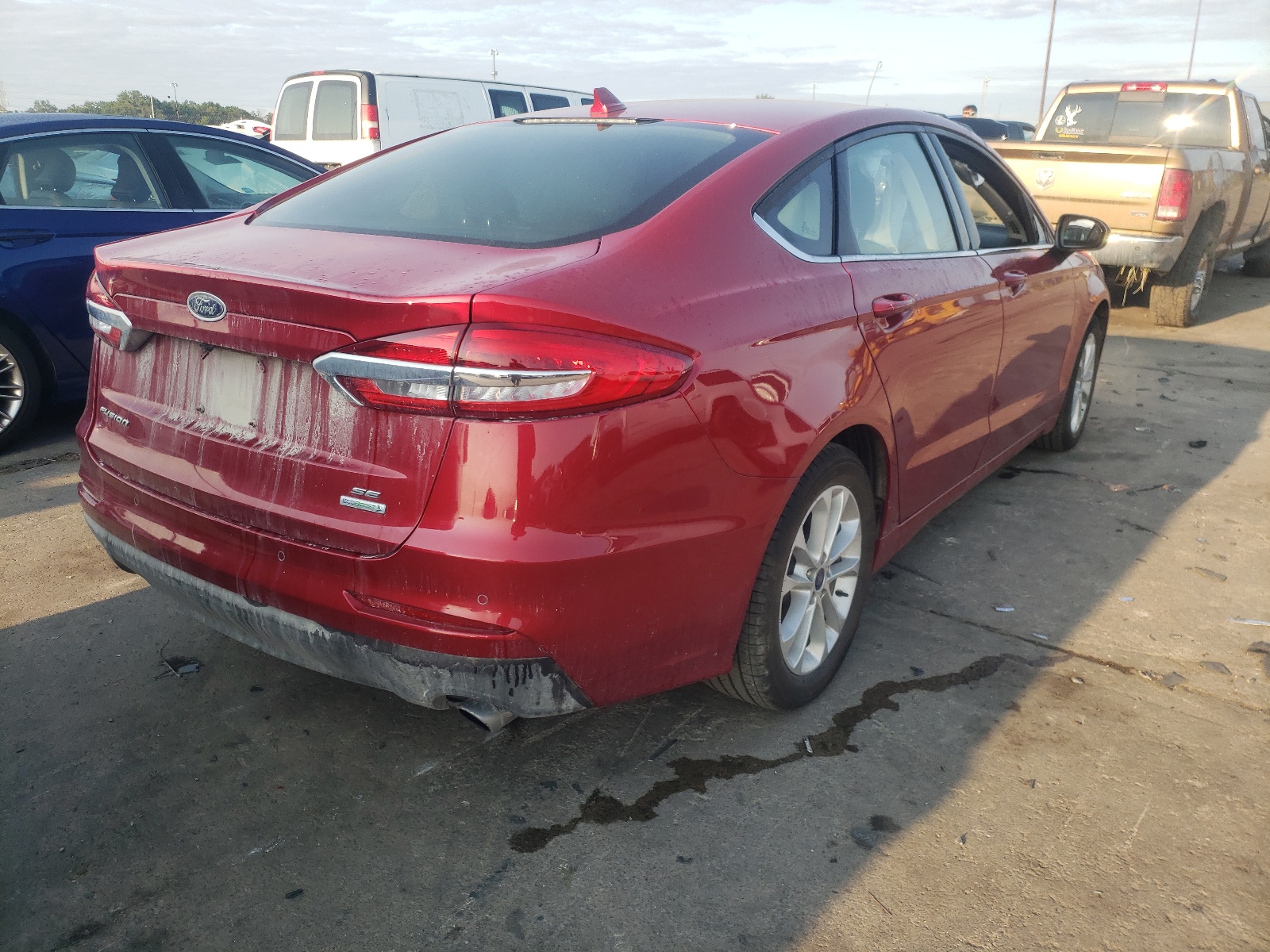 Photo 4 from auction – 2020 FORD FUSION SE with VIN 3FA6P0HD2LR258964