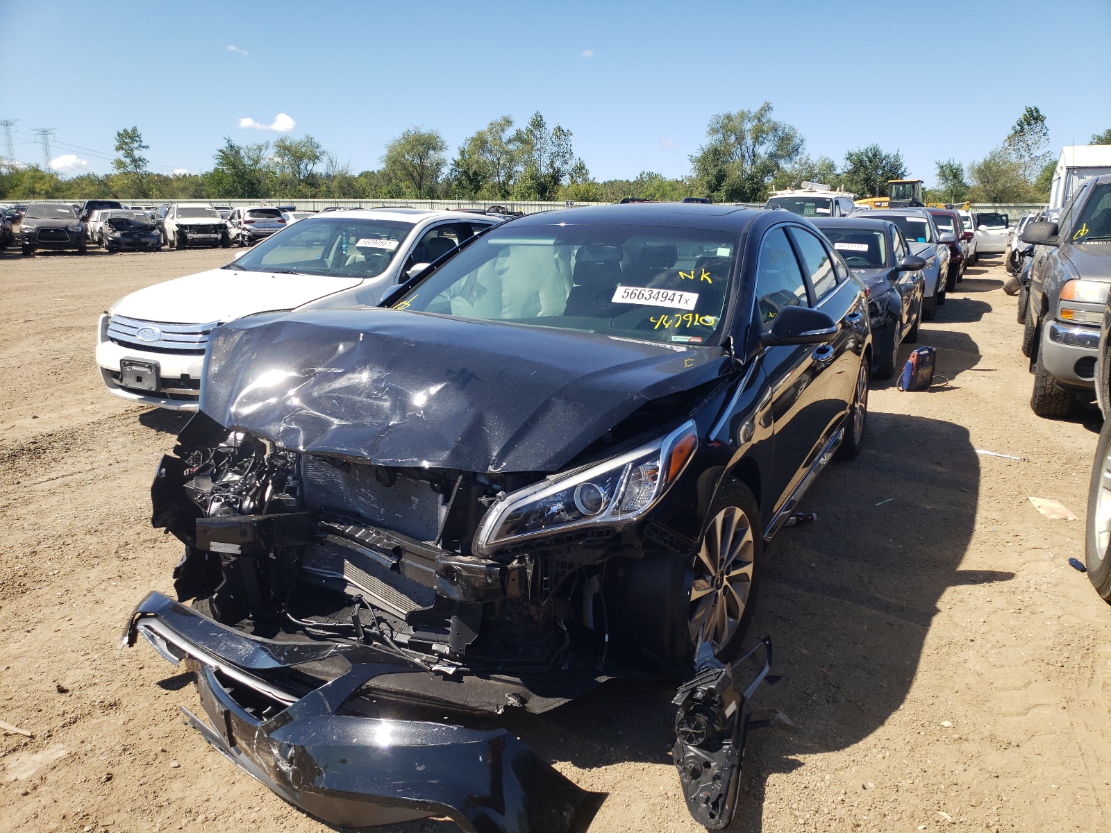 Photo 2 from auction – 2017 HYUNDAI SONATA SPO with VIN 5NPE34AF7HH467910
