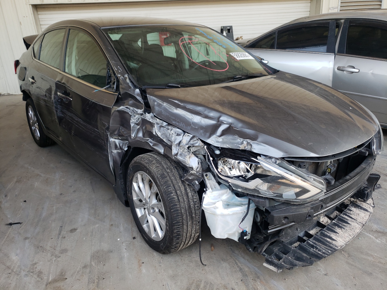 NISSAN SENTRA S 2018 with VIN 3N1AB7AP6JY260397 - Photo from auction