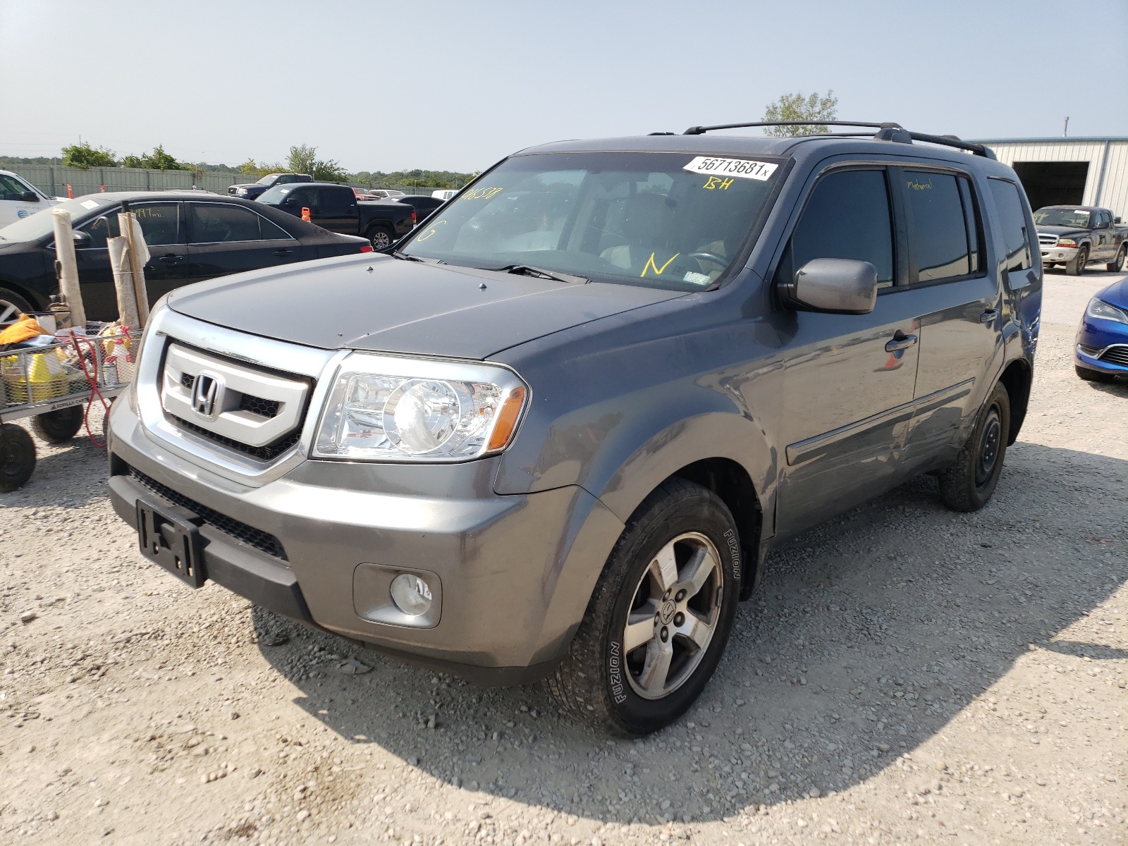 Photo 2 from auction – 2009 HONDA PILOT EXL with VIN 5FNYF386X9B016538