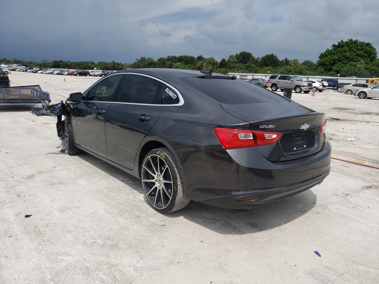 Photo 3 from auction – 2018 CHEVROLET MALIBU LS with VIN 1G1ZB5ST5JF169542