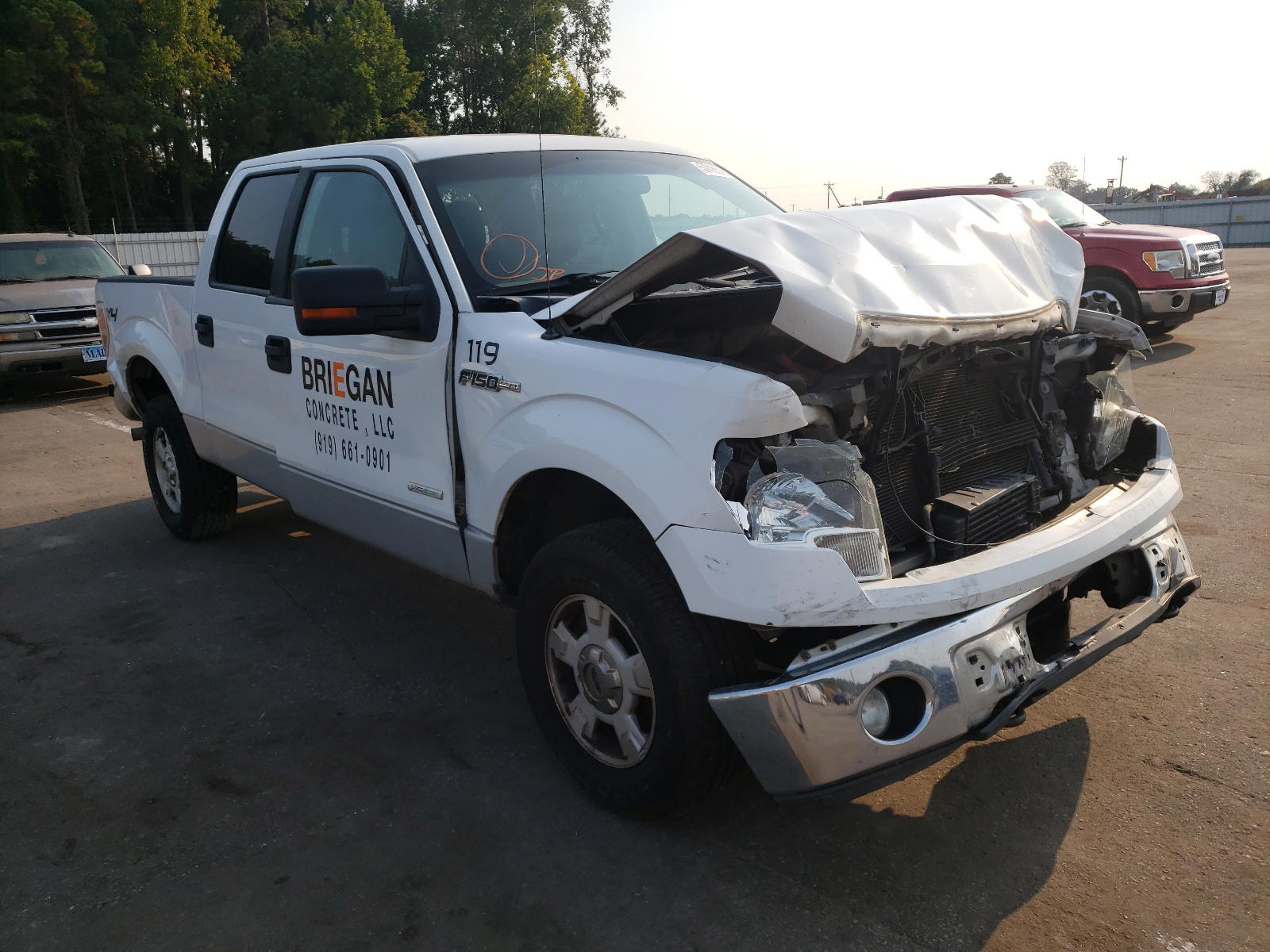 FORD F150 SUPER 2011 with VIN 1FTFW1ET6BFB87908 - Photo from auction