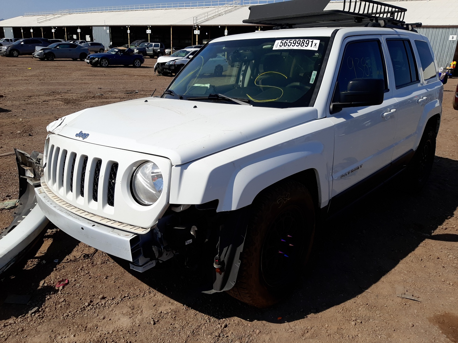 Photo 2 from auction – 2016 JEEP PATRIOT SP with VIN 1C4NJPBB5GD807904