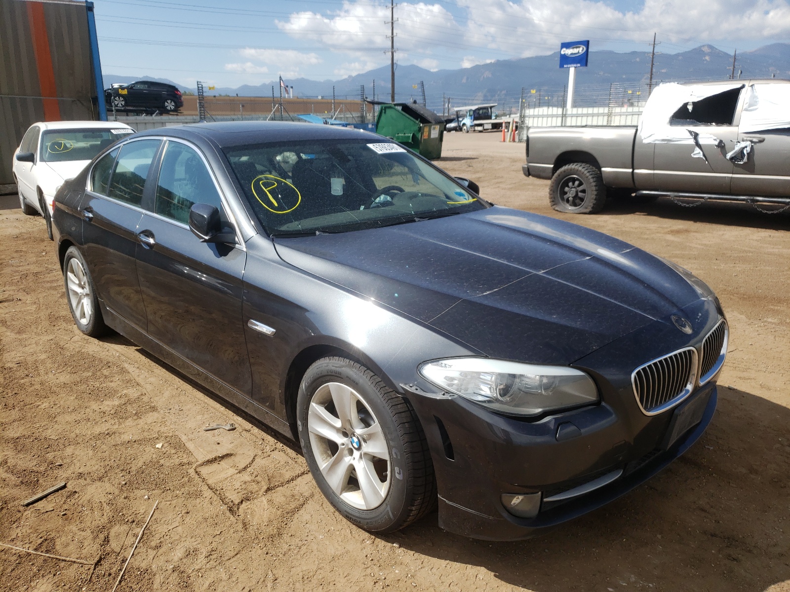 BMW 528 XI 2013 with VIN WBAXH5C53DD111665 - Photo from auction