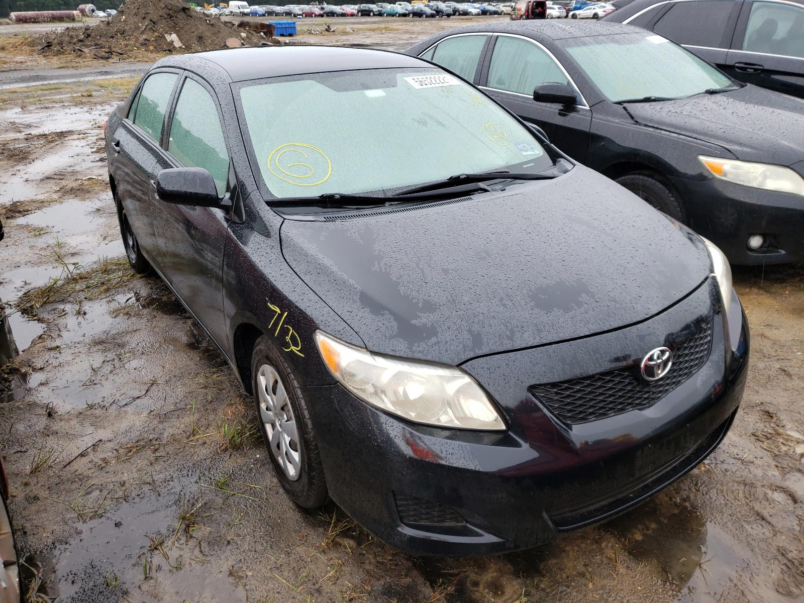 TOYOTA COROLLA BA 2010 with VIN 2T1BU4EE7AC304250 - Photo from auction