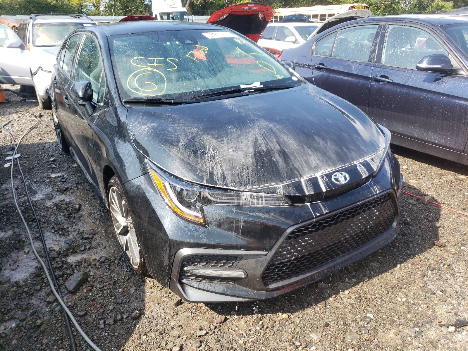 TOYOTA COROLLA SE 2021 with VIN 5YFS4MCEXMP063288 - Photo from auction