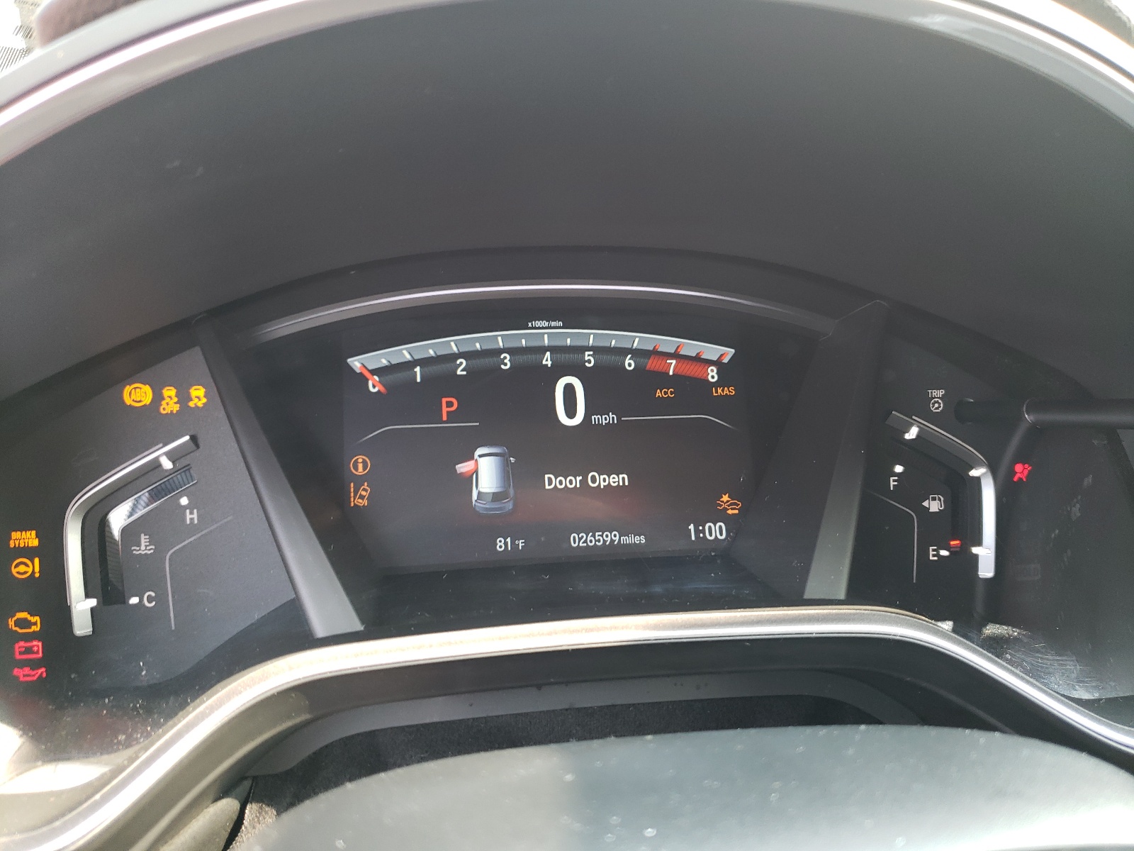 Photo 8 from auction – 2018 HONDA CR-V EX with VIN 7FARW2H56JE033979