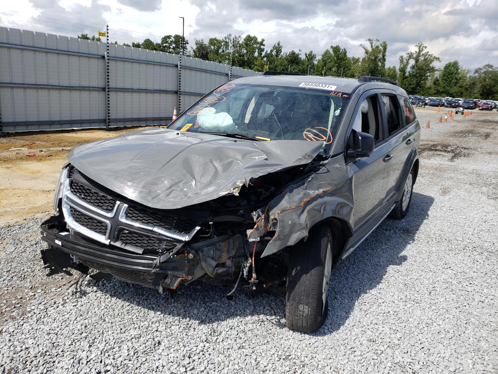 Photo 2 from auction – 2019 DODGE JOURNEY SE with VIN 3C4PDCAB3KT867967