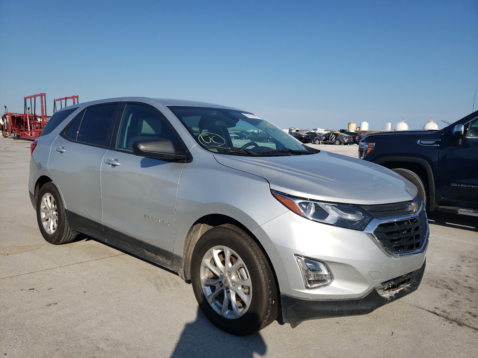 CHEVROLET EQUINOX LS 2020 with VIN 2GNAXHEV7L6170927 - Photo from auction