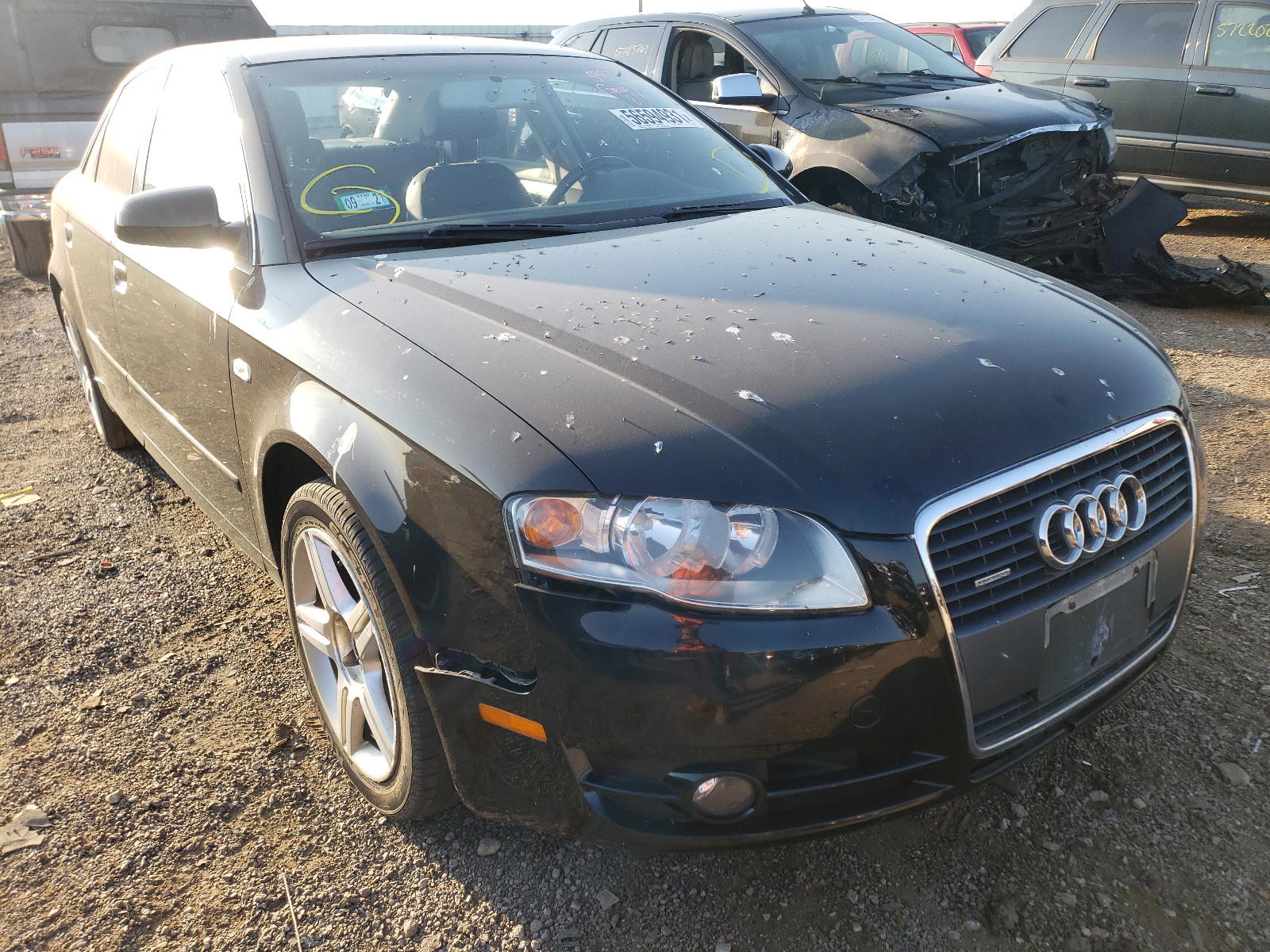 AUDI A4 2.0T QU 2007 with VIN WAUDF78E47A225354 - Photo from auction