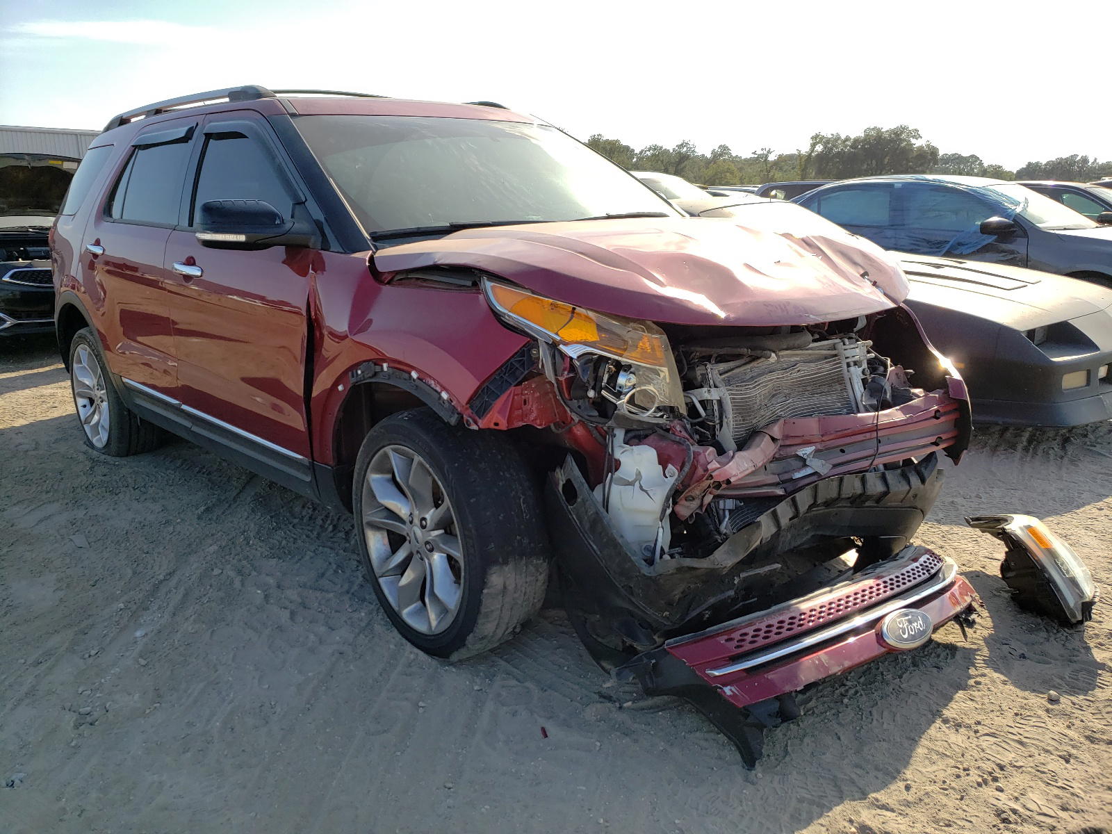 FORD EXPLORER X 2014 with VIN 1FM5K8D8XEGB32448 - Photo from auction