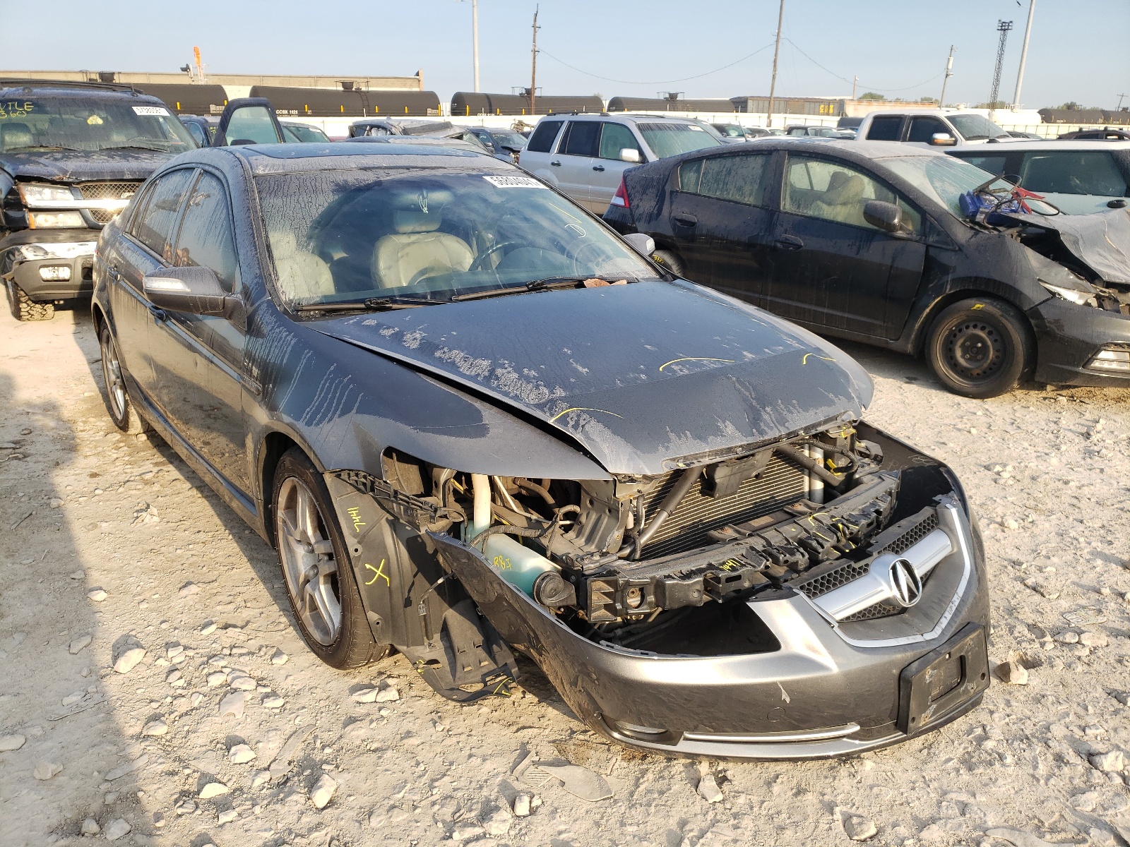 ACURA TL 2008 with VIN 19UUA66268A002725 - Photo from auction