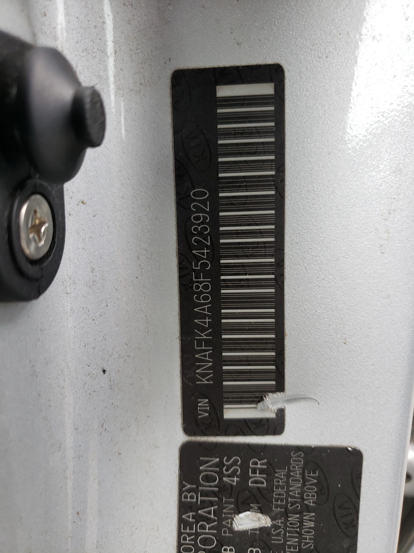 Photo 10 from auction – 2015 KIA FORTE LX with VIN KNAFK4A68F5423920