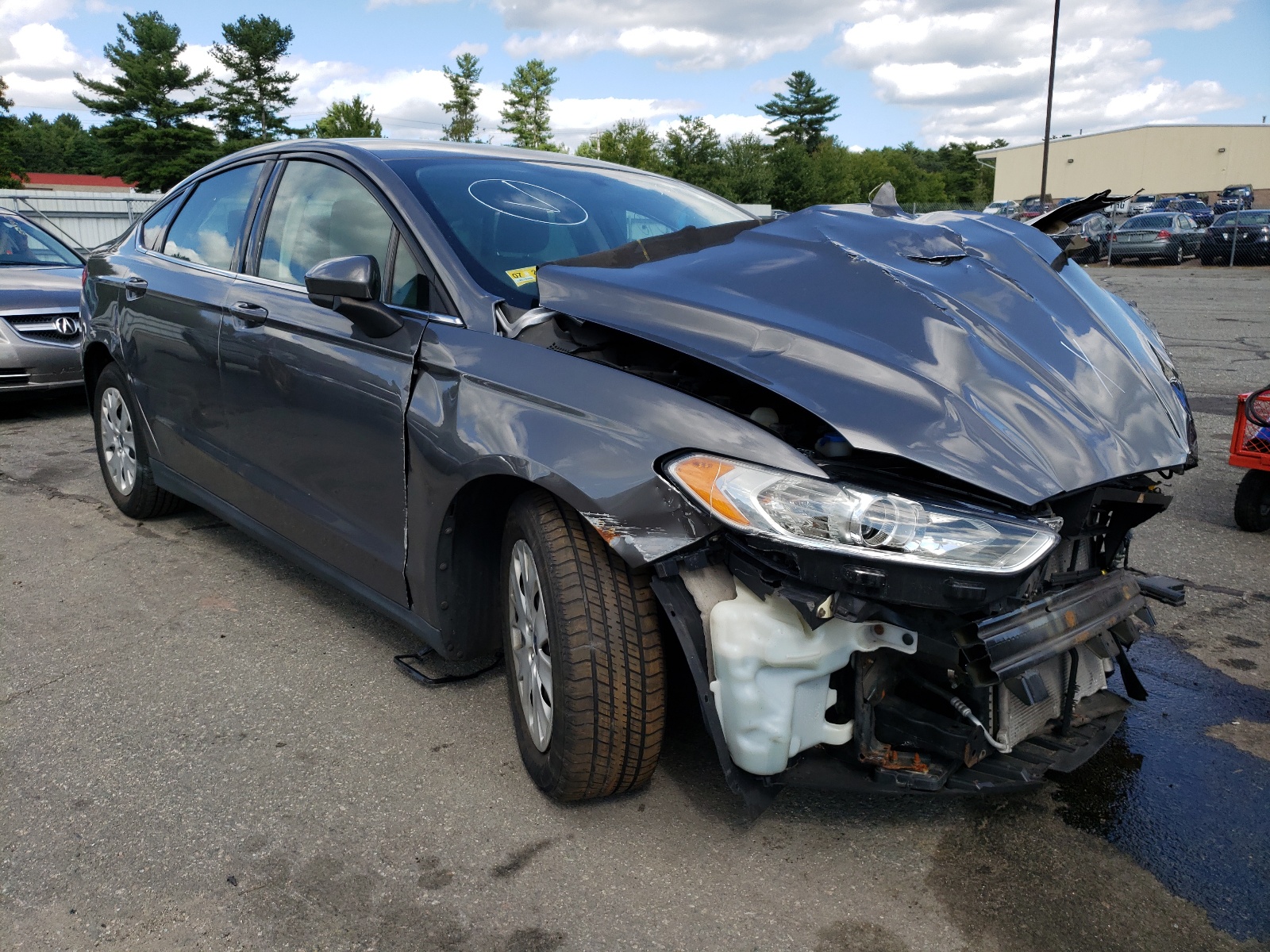 FORD FUSION S 2013 with VIN 3FA6P0G78DR129186 - Photo from auction