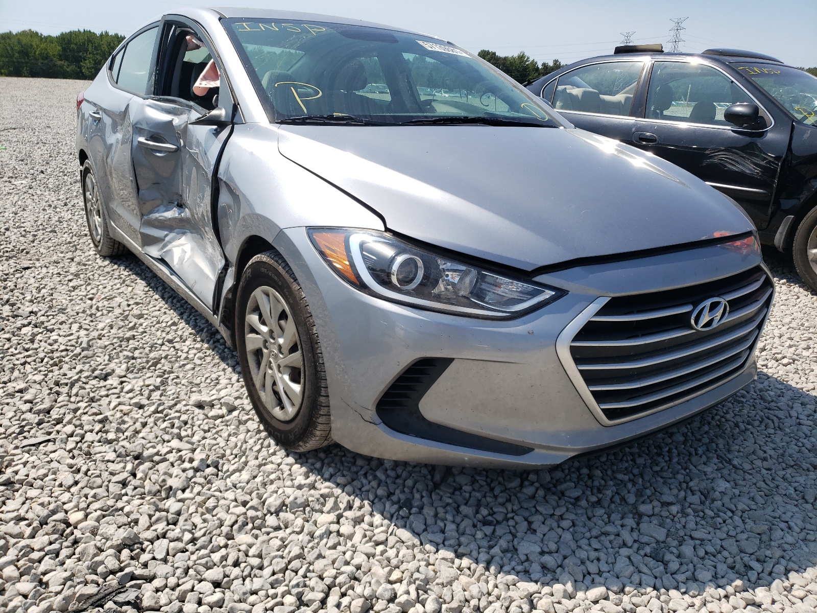 HYUNDAI ELANTRA SE 2017 with VIN 5NPD74LF6HH076535 - Photo from auction