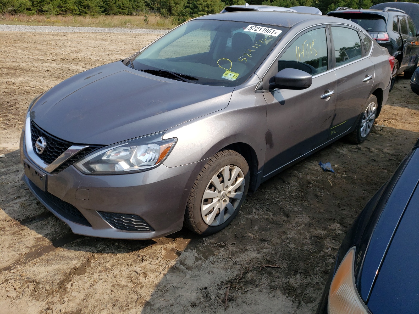 Photo 2 from auction – 2016 NISSAN SENTRA S with VIN 3N1AB7AP5GY273893