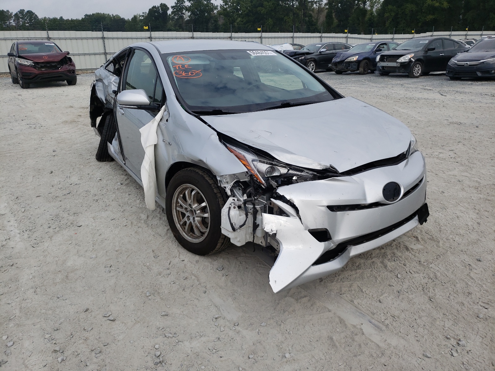 TOYOTA PRIUS 2016 with VIN JTDKARFU9G3007591 - Photo from auction