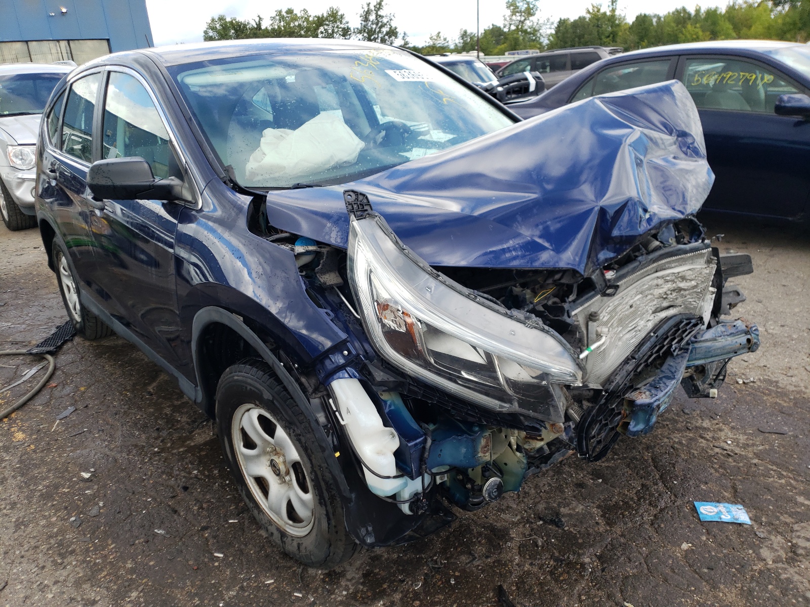 Photo 1 from auction – 2015 HONDA CR-V LX with VIN 2HKRM3H32FH554616