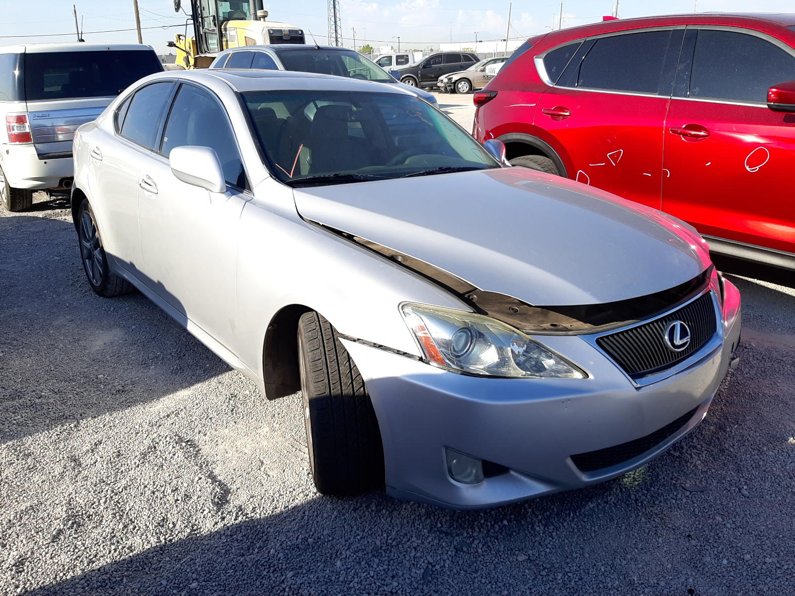 LEXUS IS 250 2008 with VIN JTHBK262X82074676 - Photo from auction