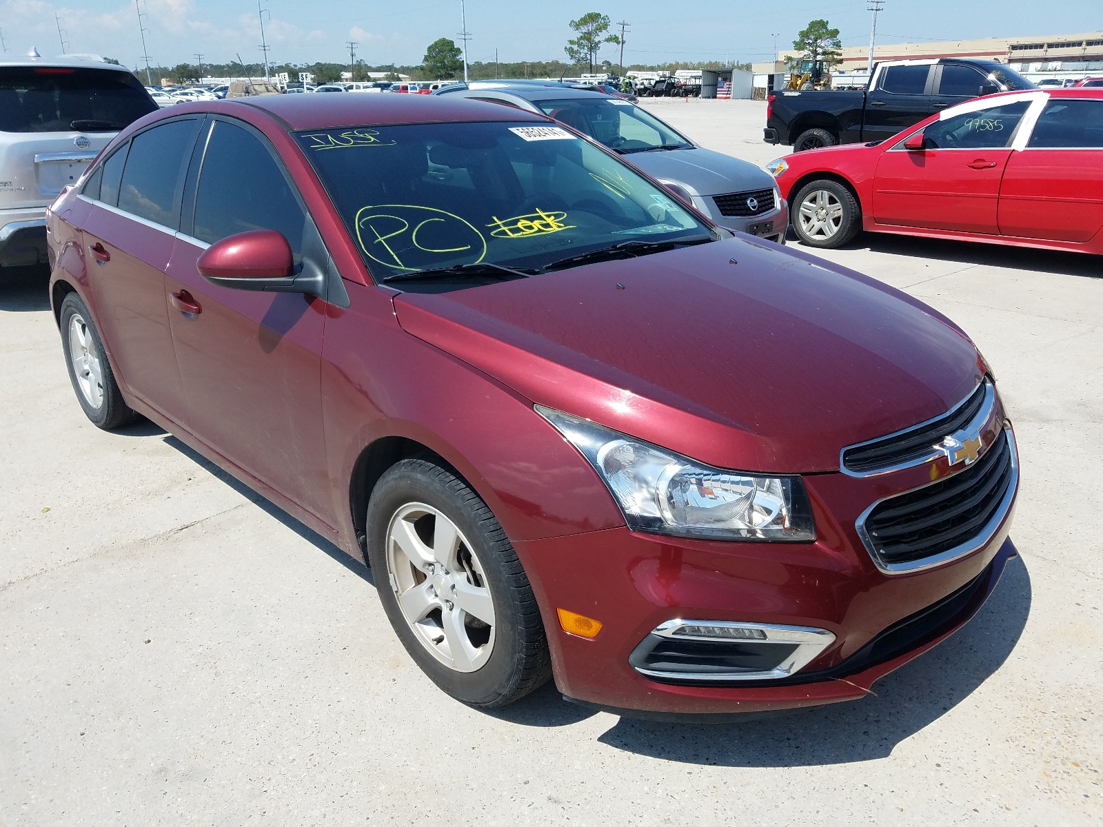 CHEVROLET CRUZE LT 2015 with VIN 1G1PC5SB2F7140819 - Photo from auction