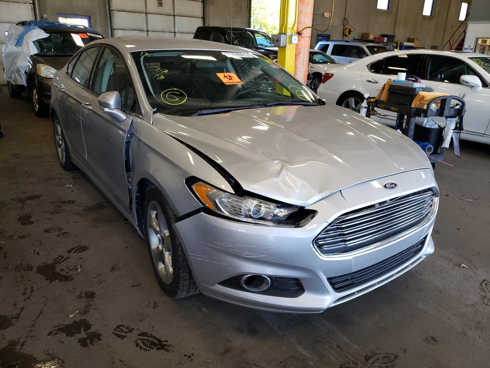 FORD FUSION SE 2013 with VIN 3FA6P0HR4DR375233 - Photo from auction